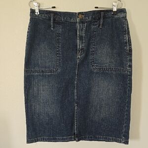 Vintage Lauren Ralph Lauren Denim Skirt Size 12
